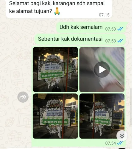 Pengiriman Papan Bunga Selamat Cilenggang
